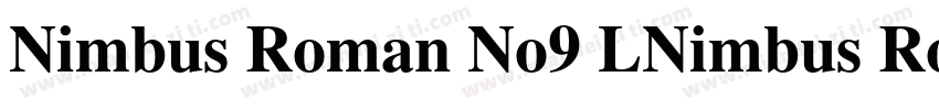 Nimbus Roman No9 LNimbus Roman No9字体转换